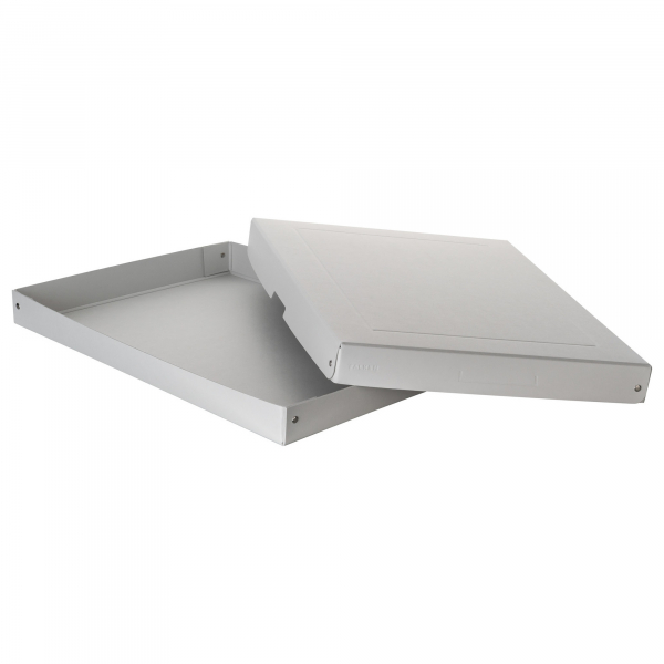 4014481246495 - Archivbox PureBox PRO A3 für bis zu 500 Blatt DIN ISO 16245-A mit Beschriftungsfeld L 440 x B 320 x Füllhöhe 40 mm FSC®-Pappe weiß