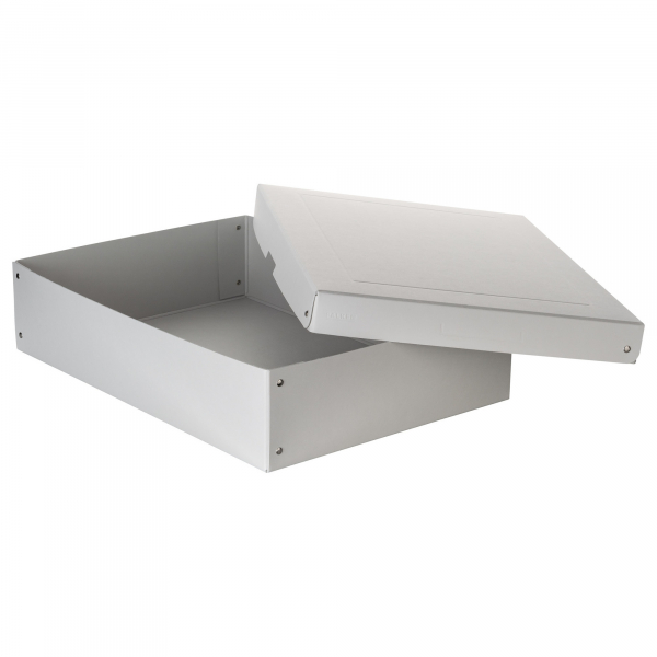 4014481246518 - Archivbox PureBox PRO A3 für bis zu 1250 Blatt DIN ISO 16245-A mit Beschriftungsfeld L 440 x B 320 x Füllhöhe 100 mm FSC®-Pappe weiß