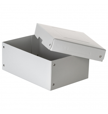 Aufbewahrungsbox PureBox Pro 22002200, mit Deckel, au&szlig;en 18x18x25cm, Karton wei&szlig;