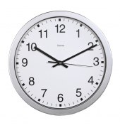  Wanduhr Mallorca 00185870, silber, 30cm, rund, analog