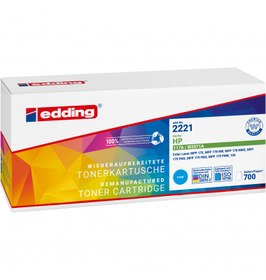 Toner 18-2221 wie HP W2071A cyan
