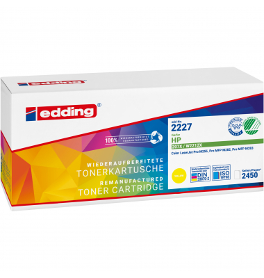 Toner EDD-2227 18-2227 (kompatibel zu HP 207X), gelb, ca. 2450 Seiten