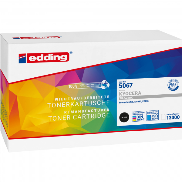 4057305069214 - Toner EDD-5067 18-5067 (kompatibel zu KYOCERA TK-5280K EDD-5067) schwarz ca 13000 Seiten 4057305069214 Edding