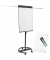 Flipchart SKETCH PRO round base, 7-153610, 105x68cm, wei&szlig;, mit Rollen, mit 2 Seitenarmen