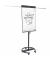 Flipchart SKETCH PRO round base, 7-153610, 105x68cm, wei&szlig;, mit Rollen, mit 2 Seitenarmen