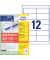 780 AVERY Zweckform Etiketten weiß 97,0 x 42,3 mm
