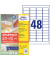 Etiketten L4736REV-65, weiß 45,7x21,2mm, rechteckig, 