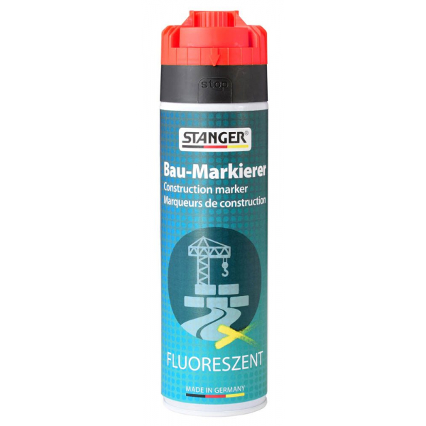 4011886041106 - Bau-Markierer Markierungsspray neonorange 5000 ml 4011886041106 500 Milliliter 4011886041106 - Bau-Markierer Markierungsspray neonorange 5000 ml 4011886041106 500 Milliliter