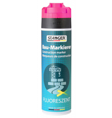 Bau-Markierer Markierungsspray neonpink 500,0 ml Bau-Markierer Markierungsspray neonpink 500,0 ml