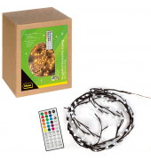 Lichterkette 30522 Kugel-Zweige, 120 LEDs, Länge 7m, bunt