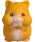 Radiergummi Hamster gelb