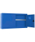 Stahlschrank 8425437122828 blau 65,0 x 27,5 x 90,0 cm, zerlegt
