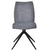 Besucherstuhl Easy Meet Chair FA, slate / schwarz, ohne Armlehnen, 4-Fuß-Sterngestell mit Kunststoffgleitern