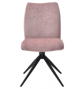 Besucherstuhl Easy Meet Chair FA, pastellpink / schwarz, ohne Armlehnen, 4-Fuß-Sterngestell mit Kunststoffgleitern