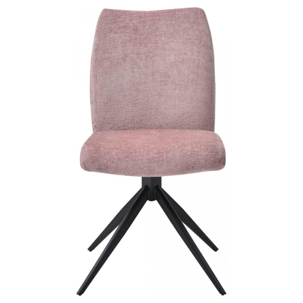 0796376504074 - Besucherstuhl Easy Meet Chair FA pastellpink   schwarz ohne Armlehnen 4-Fuß-Sterngestell mit Kunststoffgleitern 0796376504074