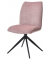 Besucherstuhl Easy Meet Chair FA, pastellpink / schwarz, ohne Armlehnen, 4-Fuß-Sterngestell mit Kunststoffgleitern