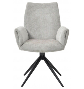Besucherstuhl Easy Meet Chair FA, portland / schwarz, mit Armlehnen, 4-Fuß-Sterngestell mit Kunststoffgleitern