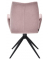 Besucherstuhl Easy Meet Chair FA, pastellpink / schwarz, mit Armlehnen, 4-Fuß-Sterngestell mit Kunststoffgleitern