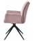 Besucherstuhl Easy Meet Chair FA, pastellpink / schwarz, mit Armlehnen, 4-Fuß-Sterngestell mit Kunststoffgleitern