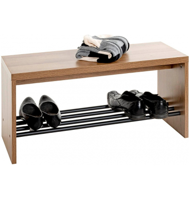 Schuhbank 37149 eiche-dunkel Holz 80,0 cm