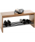 Schuhbank 37149 eiche-dunkel Holz 80,0 cm