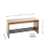 Schuhbank 37149 eiche-dunkel Holz 80,0 cm