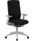 Bürostuhl, HLC-2909FX-2B Stoff schwarz, Gestell silber