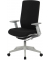 Bürostuhl, HLC-2909FX-2B Stoff schwarz, Gestell silber