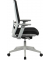 Bürostuhl, HLC-2909FX-2B Stoff schwarz, Gestell silber