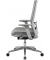 Bürostuhl, HLC-2909FX-2C Stoff grau, Gestell silber