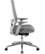 Bürostuhl, HLC-2909FX-2C Stoff grau, Gestell silber