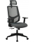 Bürostuhl, HLC-1500F-1 Stoff grau, Gestell schwarz