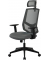 Bürostuhl, HLC-1500F-1 Stoff grau, Gestell schwarz