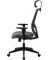 Bürostuhl, HLC-1500F-1 Stoff grau, Gestell schwarz