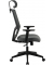 Bürostuhl, HLC-1500F-1 Stoff grau, Gestell schwarz