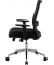 Bürostuhl, HLC-2628F Stoff schwarz, Gestell silber