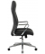 Chefsessel, HLC-2955L Kunstleder schwarz, Gestell silber