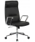 Chefsessel, HLC-3168 Kunstleder schwarz, Gestell silber