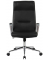 Chefsessel, HLC-3168 Kunstleder schwarz, Gestell silber