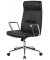 Chefsessel, HLC-3168 Kunstleder schwarz, Gestell silber