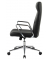 Chefsessel, HLC-3168 Kunstleder schwarz, Gestell silber