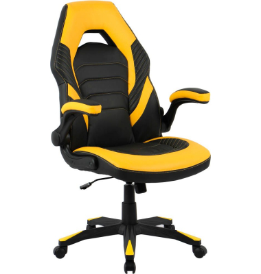 Gaming Stuhl Kunstleder schwarz