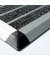Fu&szlig;matte EDEMFLMT0001 Alumat, 40x60cm (HxB), rechteckig, f&uuml;r Innenbereich