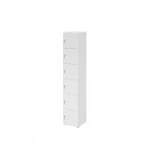 Schliessfachschrank 6OH 6xDS ws/ws