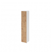 Schliessfachschrank 6OH 6xDS ws/ei