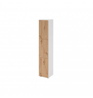 Schliessfachschrank 6OH 3xDS ws/ei