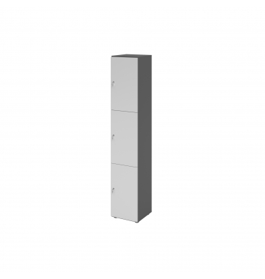 Schliessfachschrank 6OH 3xDS gp/gr