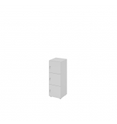 Schliessfachschrank 3OH 3xDS gr/gr
