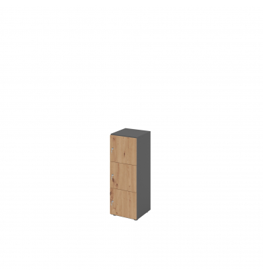 Schliessfachschrank 3OH 3xDS gp/ei