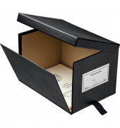 Urkundenkasten Classic XXL 930, A4, schwarz, Pappe